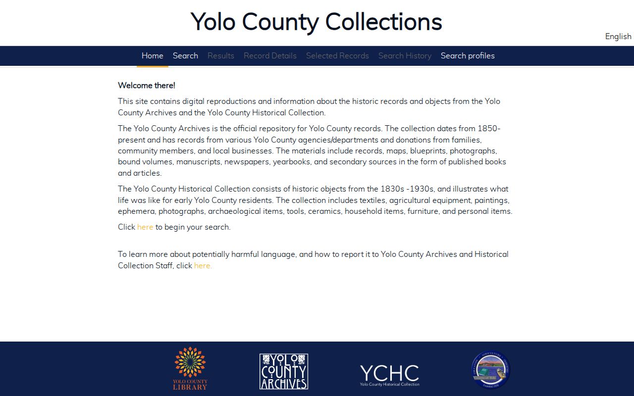 Yolo neighbors Archives catalog and historical collection